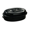 42cm Black Enamel Self Basting Roaster with Rack | Carvara