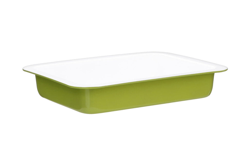 Lime Green Rectangle Roasting Dish | Ecocook