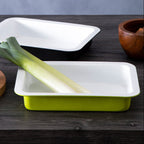 Lime Green Rectangle Roasting Dish | Ecocook