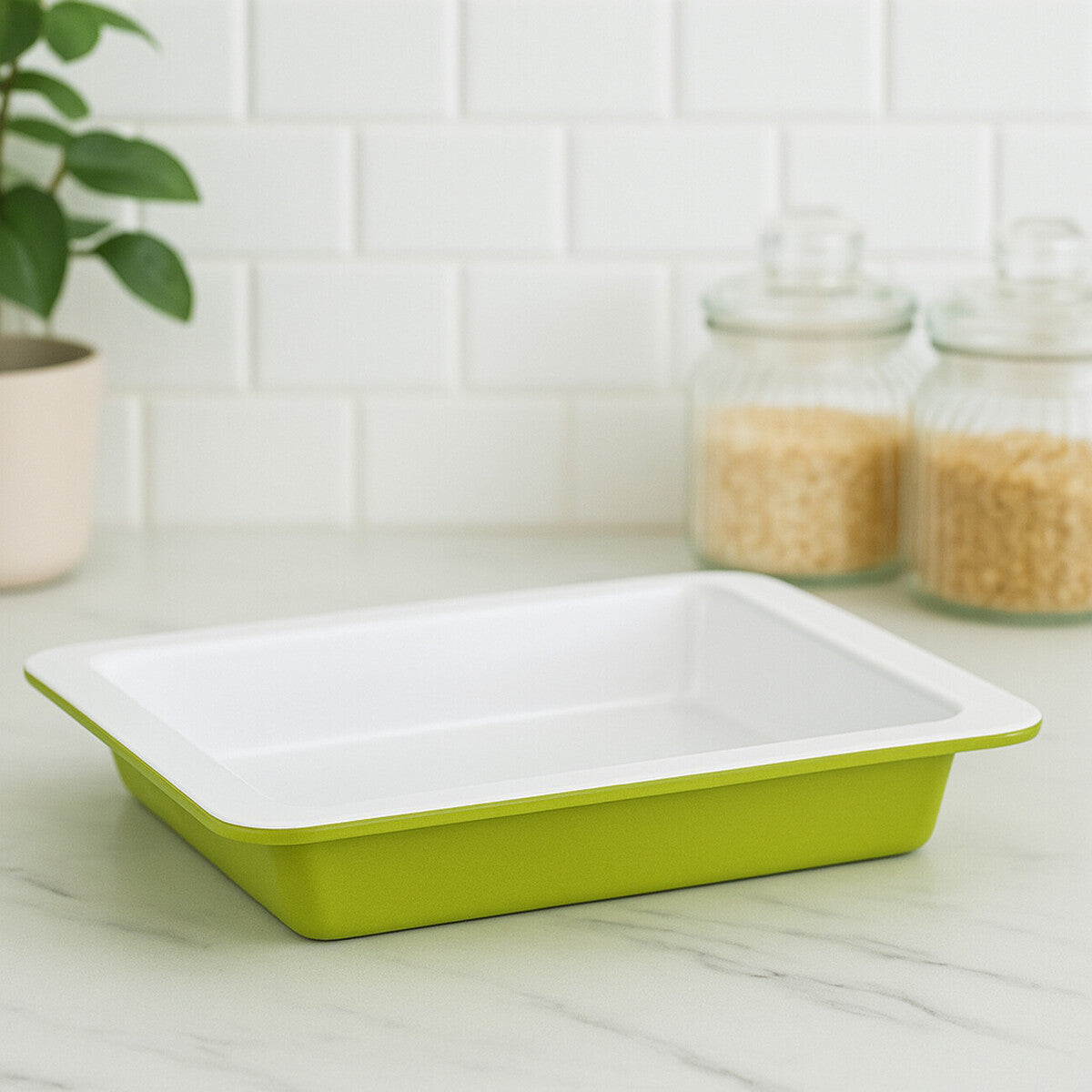 Lime Green Baking Dish | Ecocook