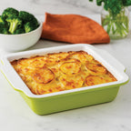 Lime Green Square Baking Dish | Ecocook