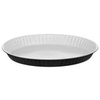 Black Low Flan Dish | Ecocook