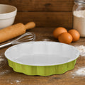 Ecocook Lime Green Flan Dish.