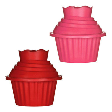 Red Giant Cupcake Silicone Mould Set | Hallie