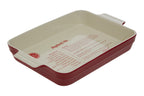 Red Stoneware Rectangular Baking Dish | From Scratch