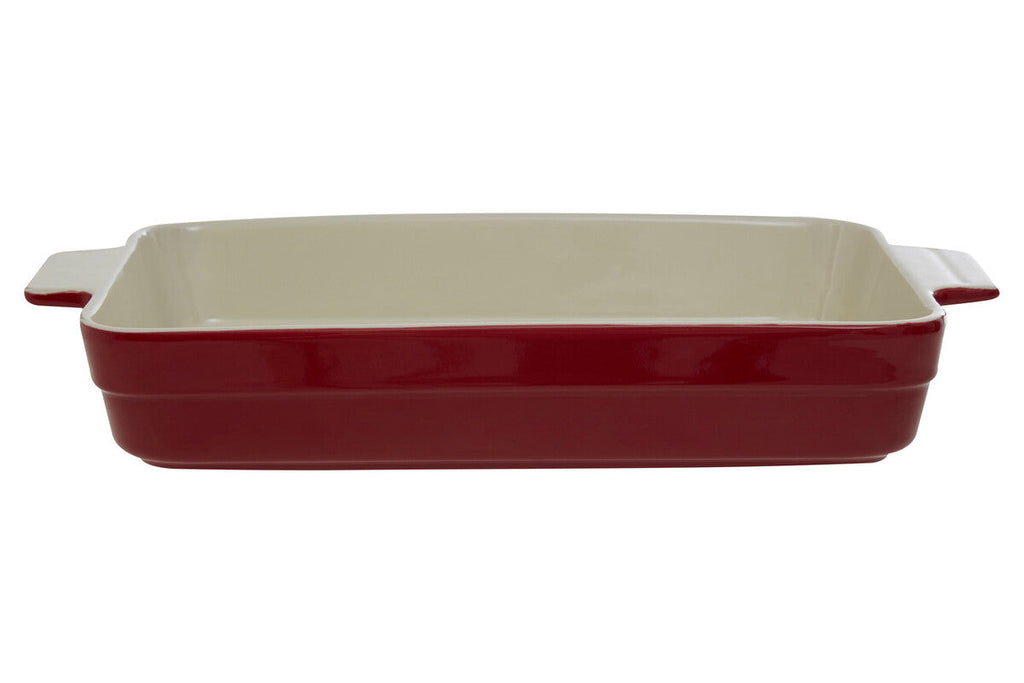 Red Stoneware Rectangular Baking Dish | From Scratch