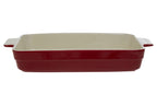 Red Stoneware Rectangular Baking Dish | From Scratch