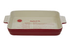 Red Stoneware Rectangular Baking Dish | From Scratch