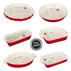 Red Stoneware Rectangular Baking Dish | From Scratch