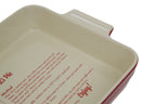 Red Stoneware Rectangular Baking Dish | From Scratch
