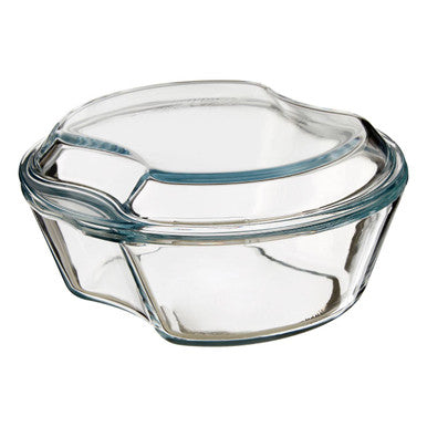 Large Round Glass Casserole Dish | Ovenlove
