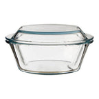 Large Round Glass Casserole Dish | Ovenlove
