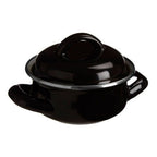 Porter Black Enamel 10cm Mini Casserole Dish