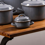 Porter Grey Enamel 10cm Mini Casserole Dish