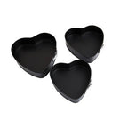 Set of Three Heart Shaped Springform Cake Tins | From Scratch