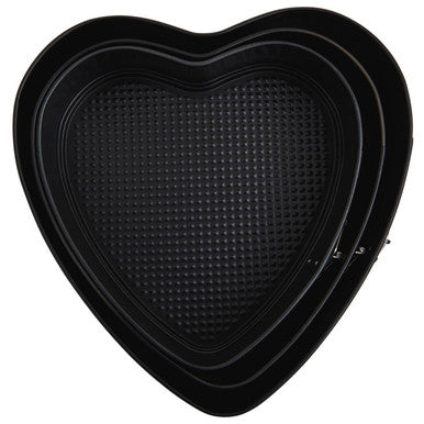 Set of Three Heart Shaped Springform Cake Tins | From Scratch