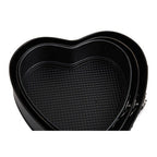 Set of Three Heart Shaped Springform Cake Tins | From Scratch