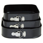 Set of Three Non Stick Square Cake Tins | From Scratch