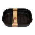 Large Black Roasting Tin with Rack | From Scratch