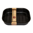 Large Black Roasting Tin with Rack | From Scratch