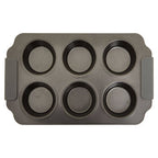 From Scratch Grey Six Cup Muffin Tray.