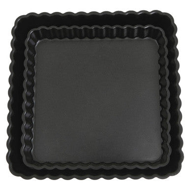 Set of Two Fluted Quiche Flan Tins | From Scratch