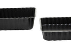 Set of Two Fluted Quiche Flan Tins | From Scratch