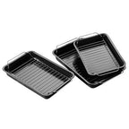 Set of Three Roasting Trays with Wire Racks | Mari