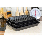 Set of Three Roasting Trays with Wire Racks | Mari