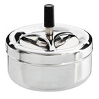 Chrome Effect Large Spinning Ashtray | Siberia