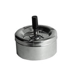 Chrome Effect Medium Spinning Ashtray | Siberia