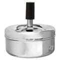 Chrome Effect Small Spinning Ashtray | Siberia