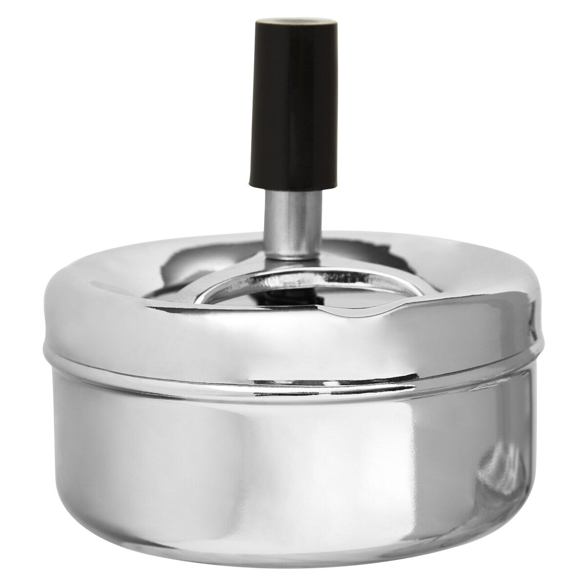Chrome Effect Small Spinning Ashtray | Siberia