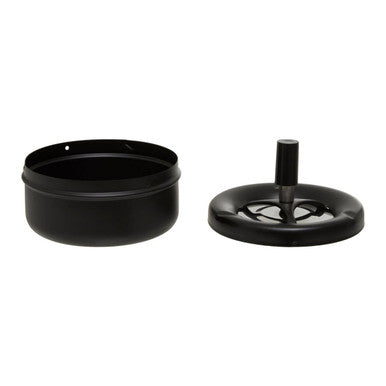 Medium Black Spinning Ashtray | Siberia