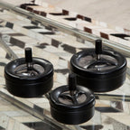 Medium Black Spinning Ashtray | Siberia
