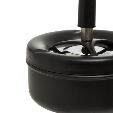 Medium Black Spinning Ashtray | Siberia