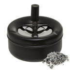Medium Black Spinning Ashtray | Siberia