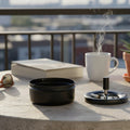 Medium Black Spinning Ashtray | Siberia
