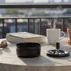Medium Black Spinning Ashtray | Siberia