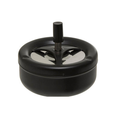 Large Black Spinning Ashtray | Siberia