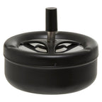 Large Black Spinning Ashtray | Siberia