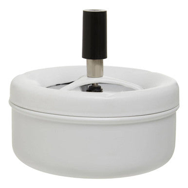 Matte White Medium Spinning Ashtray | Siberia