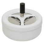 Matte White Large Spinning Ashtray | Siberia