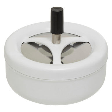 Matte White Large Spinning Ashtray | Siberia