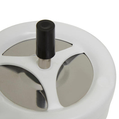 Matte White Large Spinning Ashtray | Siberia