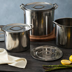 Crosse  Set Of 4 Stock Pots with Lids