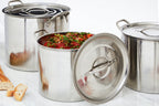 Crosse  Set Of 4 Stock Pots with Lids