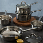5 Piece Stainless Steel Pan Set | Crosse