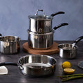5 Piece Stainless Steel Cookware Set | Tenzo