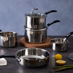 5 Piece Stainless Steel Cookware Set | Tenzo